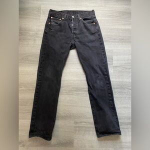 Levi's 501 Men's Straight Black Jeans